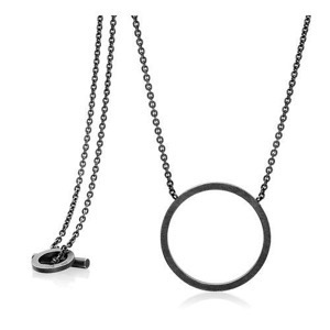 Wille Jewellery - Cosmos halskæde - rhutineret sølv